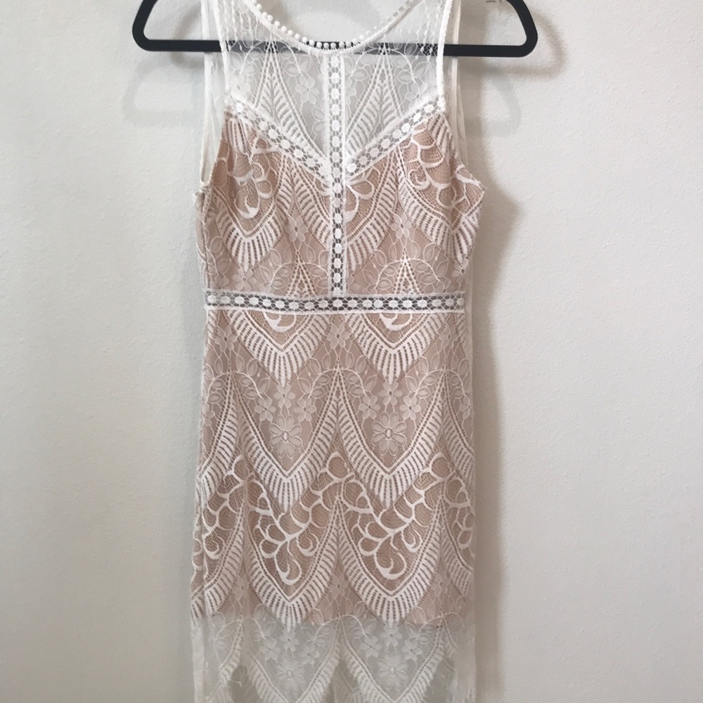 White lace dress